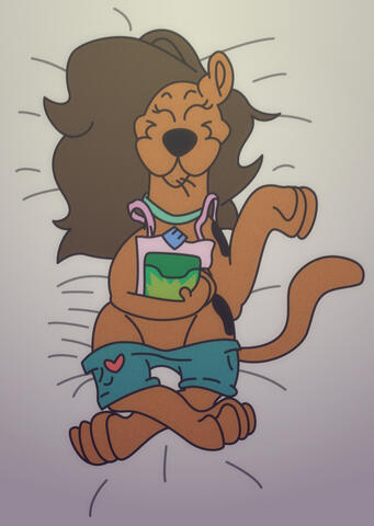 Scoobyberta Body Pillow